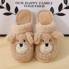 Load image into Gallery viewer, Couples Home Slippers Warm Cute Womans Mens Slipper Winter Shoes New Fashion Casual Fur Plush Slides Winter Slippers For Women House Slippers Fluffy Soft Comfy Fuzzy Slippers Faux Fur Plush Anti-Skid Slippers