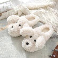 Load image into Gallery viewer, Couples Home Slippers Warm Cute Womans Mens Slipper Winter Shoes New Fashion Casual Fur Plush Slides Winter Slippers For Women House Slippers Fluffy Soft Comfy Fuzzy Slippers Faux Fur Plush Anti-Skid Slippers