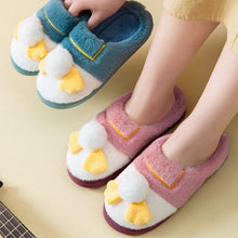 Load image into Gallery viewer, Couples Home Slippers Warm Cute Womans Mens Slipper Winter Shoes New Fashion Casual Fur Plush Slides Winter Slippers For Women House Slippers Fluffy Soft Comfy Fuzzy Slippers Faux Fur Plush Anti-Skid Slippers