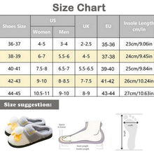 Load image into Gallery viewer, Couples Home Slippers Warm Cute Womans Mens Slipper Winter Shoes New Fashion Casual Fur Plush Slides Winter Slippers For Women House Slippers Fluffy Soft Comfy Fuzzy Slippers Faux Fur Plush Anti-Skid Slippers
