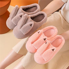 Load image into Gallery viewer, Couples Home Slippers Warm Cute Womans Mens Slipper Winter Shoes New Fashion Casual Fur Plush Slides Winter Slippers For Women House Slippers Fluffy Soft Comfy Fuzzy Slippers Faux Fur Plush Anti-Skid Slippers