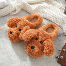 Load image into Gallery viewer, Couples Home Slippers Warm Cute Womans Mens Slipper Winter Shoes New Fashion Casual Fur Plush Slides Winter Slippers For Women House Slippers Fluffy Soft Comfy Fuzzy Slippers Faux Fur Plush Anti-Skid Slippers