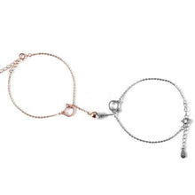 Load image into Gallery viewer, Couples Magnet Attract Bracelets Solid Color Simple Cute Cat Best Friend Bracelet Jewelry Magnet Bracelet Creative Attractive Stainless Steel Chain Bracelet For Women Men Valentine's Day Gift