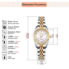 Load image into Gallery viewer, Couples Quartz Men Watch Women Valentine Gift Clock Watches Waterproof Sports Mechanical Watch Stainless Steel Strap Men's Mechanical Wrist Watch For Men Stainless Steel Band