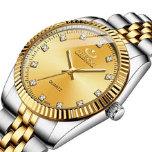 Load image into Gallery viewer, Couples Quartz Men Watch Women Valentine Gift Clock Watches Waterproof Sports Mechanical Watch Stainless Steel Strap Men's Mechanical Wrist Watch For Men Stainless Steel Band