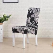 Load image into Gallery viewer, Covers for Dining Room Seat Protector Stretch Removable Printed Chair Cover Elastic Seat Chair Covers Removable And Washable Stretch Banquet Hotel Dining Room Washable Furniture Chair for Kids Pets Home Ceremony Banquet Wedding Party