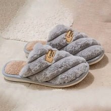 Load image into Gallery viewer, Cozy Plaid Colorblock Slippers for Men and Women