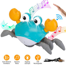 Load image into Gallery viewer, Crawling Crab Baby Toy with Music and LED Light