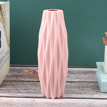 Load image into Gallery viewer, Creative Flower Vase White Imitation Ceramic Flower Pot Home Decor Plastic Vase Centerpieces and Events Ornamnet Decoration For Wedding Home Office Party Hotel Yard Restaurant Patio Festive Furnishing