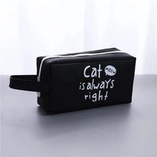Load image into Gallery viewer, Creative Leather Black Large Capacity Pencil Pouch For Students Unique Colors Stationery Office Pencil Cases