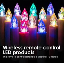 Load image into Gallery viewer, Creative LED Candle Lamp Simulation Flame Tea Light Home Birthday Christmas Candle Battery Operated Flameless LED Candles Lights Ideal For Thanksgiving Table Christmas Home Dec Party Wedding Candles Safety Home Decoration