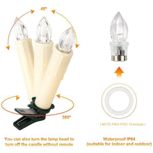 Load image into Gallery viewer, Creative LED Candle Lamp Simulation Flame Tea Light Home Birthday Christmas Candle Battery Operated Flameless LED Candles Lights Ideal For Thanksgiving Table Christmas Home Dec Party Wedding Candles Safety Home Decoration