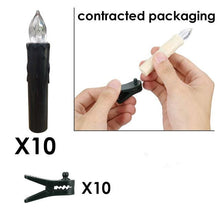 Load image into Gallery viewer, Creative LED Candle Lamp Simulation Flame Tea Light Home Birthday Christmas Candle Battery Operated Flameless LED Candles Lights Ideal For Thanksgiving Table Christmas Home Dec Party Wedding Candles Safety Home Decoration