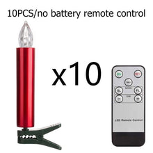 Load image into Gallery viewer, Creative LED Candle Lamp Simulation Flame Tea Light Home Birthday Christmas Candle Battery Operated Flameless LED Candles Lights Ideal For Thanksgiving Table Christmas Home Dec Party Wedding Candles Safety Home Decoration