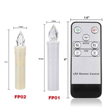 Load image into Gallery viewer, Creative LED Candle Lamp Simulation Flame Tea Light Home Birthday Christmas Candle Battery Operated Flameless LED Candles Lights Ideal For Thanksgiving Table Christmas Home Dec Party Wedding Candles Safety Home Decoration