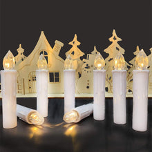 Load image into Gallery viewer, Creative LED Candle Lamp Simulation Flame Tea Light Home Birthday Christmas Candle Battery Operated Flameless LED Candles Lights Ideal For Thanksgiving Table Christmas Home Dec Party Wedding Candles Safety Home Decoration