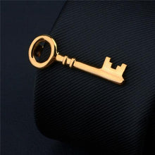 Load image into Gallery viewer, Creative Metal Necktie Bar Formal Shirt Classic Men Tie Clips Elegant Fashion Formal Professional Simple Tie Bar Clips Beautiful Designs Wedding Ceremony Gold Tie Pin Unisex Party Gifts Fashion Tie Clips