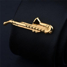 Load image into Gallery viewer, Creative Metal Necktie Bar Formal Shirt Classic Men Tie Clips Elegant Fashion Formal Professional Simple Tie Bar Clips Beautiful Designs Wedding Ceremony Gold Tie Pin Unisex Party Gifts Fashion Tie Clips