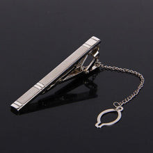 Load image into Gallery viewer, Creative Metal Necktie Bar Formal Shirt Classic Men Tie Clips Elegant Fashion Formal Professional Simple Tie Bar Clips Beautiful Designs Wedding Ceremony Gold Tie Pin Unisex Party Gifts Fashion Tie Clips