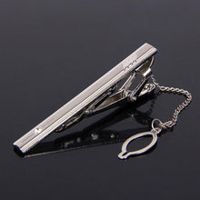 Load image into Gallery viewer, Creative Metal Necktie Bar Formal Shirt Classic Men Tie Clips Elegant Fashion Formal Professional Simple Tie Bar Clips Beautiful Designs Wedding Ceremony Gold Tie Pin Unisex Party Gifts Fashion Tie Clips