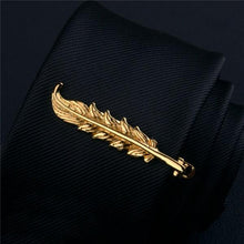 Load image into Gallery viewer, Creative Metal Necktie Bar Formal Shirt Classic Men Tie Clips Elegant Fashion Formal Professional Simple Tie Bar Clips Beautiful Designs Wedding Ceremony Gold Tie Pin Unisex Party Gifts Fashion Tie Clips