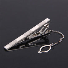 Load image into Gallery viewer, Creative Metal Necktie Bar Formal Shirt Classic Men Tie Clips Elegant Fashion Formal Professional Simple Tie Bar Clips Beautiful Designs Wedding Ceremony Gold Tie Pin Unisex Party Gifts Fashion Tie Clips