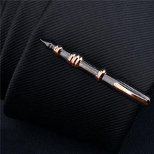 Load image into Gallery viewer, Creative Metal Necktie Bar Formal Shirt Classic Men Tie Clips Elegant Fashion Formal Professional Simple Tie Bar Clips Beautiful Designs Wedding Ceremony Gold Tie Pin Unisex Party Gifts Fashion Tie Clips