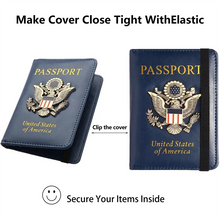 Load image into Gallery viewer, Creative Passport Holder Cover With 3D Metal Badge