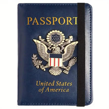 Load image into Gallery viewer, Creative Passport Holder Cover With 3D Metal Badge