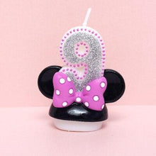 Load image into Gallery viewer, Creative Scented Birthday Weddings Art Candles Digits Cartoon Flameless Candle Cake for Children Gifts Happy Birthday Decoration Children Cute Birthday Cake Candle Party Cake Decoration