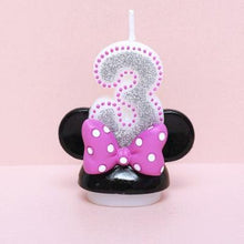 Load image into Gallery viewer, Creative Scented Birthday Weddings Art Candles Digits Cartoon Flameless Candle Cake for Children Gifts Happy Birthday Decoration Children Cute Birthday Cake Candle Party Cake Decoration