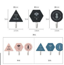Load image into Gallery viewer, Creative Simple Hook Geometry Hook Key Umbrella Clothes Hook Strong Bathroom Wall Hook Wall Hanger Wall Keychains Holder Hanger Organizer for Home Office Dorm Rooms Decoration