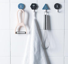 Load image into Gallery viewer, Creative Simple Hook Geometry Hook Key Umbrella Clothes Hook Strong Bathroom Wall Hook Wall Hanger Wall Keychains Holder Hanger Organizer for Home Office Dorm Rooms Decoration