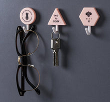 Load image into Gallery viewer, Creative Simple Hook Geometry Hook Key Umbrella Clothes Hook Strong Bathroom Wall Hook Wall Hanger Wall Keychains Holder Hanger Organizer for Home Office Dorm Rooms Decoration