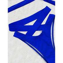Load image into Gallery viewer, Criss Cross Wrap Push Up Bikini Swimsuit