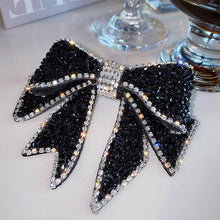 Load image into Gallery viewer, Crystal Big Bow Hair Clips For Women Girls Hair Accessories Rhinestone Hairpins Plastic Hairgirps Retro Barrette Headwear Gorgeous Hair Accessories For Women