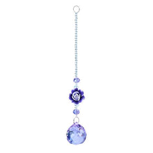 Load image into Gallery viewer, Crystal Garden Sun-catcher Hanging Crystals Prisms Ornament For Window Glass Chandelier Solar Hummingbird Owl Wind Chimes Rainbow Chaser Garden Hanging Curtain Pendant Home Decor Gift Boxed Sun Catcher Gift Idea For Mom Friends Grandma Hummingbird