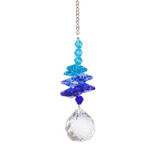 Load image into Gallery viewer, Crystal Garden Sun-catcher Hanging Crystals Prisms Ornament For Window Glass Chandelier Solar Hummingbird Owl Wind Chimes Rainbow Chaser Garden Hanging Curtain Pendant Home Decor Gift Boxed Sun Catcher Gift Idea For Mom Friends Grandma Hummingbird