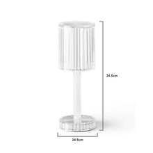 Load image into Gallery viewer, Crystal Table Lamp LED Diamond Touch Bedside Atmosphere Light RGB Remote Control Romantic Night Light Decorative Table Lamp Cute Study Lamps for Bedroom Décor