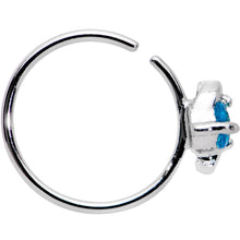 Load image into Gallery viewer, 20G 3/8 Aqua Gem Sassy Seamless Circular Ring