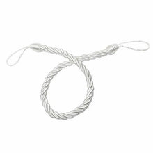 Load image into Gallery viewer, Curtain Tie Backs Gold Handmade Weave Curtain Holder Clip Buckle Rope Home Decorative Room Accessories Curtain Tieback Curtain Handmade Tiebacks Ropes Holdbacks 74CM