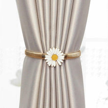 Load image into Gallery viewer, Curtain Tieback High Quality Elastic Holder Hook Buckle Clip Pretty And Fashion Polyester Decorative Home Accessories Leaves Curtain Holder Holdback For Window Drapery Convenient Office Home Decoration Buckle Holdbacks Curtain Straps