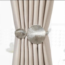 Load image into Gallery viewer, Curtain Tieback High Quality Elastic Holder Hook Buckle Clip Pretty And Fashion Polyester Decorative Home Accessories Leaves Curtain Holder Holdback For Window Drapery Convenient Office Home Decoration Buckle Holdbacks Curtain Straps