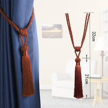 Load image into Gallery viewer, Curtain Tieback Tieback Tassel Tie Backs Decorative Curtain Clips Holdbacks Curtain Accessories For Drape Tassels Curtain Tiebacks Curtain Tassel Tiebacks Hanging Ball Tassel Curtain Hold-Backs Decorative