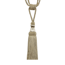 Load image into Gallery viewer, Curtain Tiebacks Tassel Curtain Clips Rope Curtain Tie Backs Holdbacks Decorative Curtain Holder Accessories For Drape Curtain Holdbacks Braided Buckle Home Decorative Window Drapery Ball Tassels Tieback 50cm