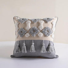 Load image into Gallery viewer, Cushion Cover Cotton Linen Pillowcase Tufted Beige Decorative Fashionable Cotton Hand-Woven Throw Pillow Covers Tufted Pillow Covers Bedroom Throw Pillow Cushion For Bed Home