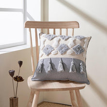 Load image into Gallery viewer, Cushion Cover Cotton Linen Pillowcase Tufted Beige Decorative Fashionable Cotton Hand-Woven Throw Pillow Covers Tufted Pillow Covers Bedroom Throw Pillow Cushion For Bed Home