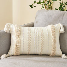 Load image into Gallery viewer, Cushion Cover Cotton Linen Pillowcase Tufted Beige Decorative Fashionable Cotton Hand-Woven Throw Pillow Covers Tufted Pillow Covers Bedroom Throw Pillow Cushion For Bed Home