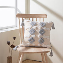 Load image into Gallery viewer, Cushion Cover Cotton Linen Pillowcase Tufted Beige Decorative Fashionable Cotton Hand-Woven Throw Pillow Covers Tufted Pillow Covers Bedroom Throw Pillow Cushion For Bed Home