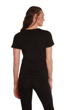 Load image into Gallery viewer, Custom Printed Women's Bamboo/Cotton Short Sleeve Scoop Neck Graphic T-Shirt